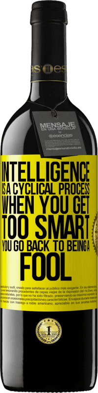 «Intelligence is a cyclical process. When you get too smart you go back to being a fool» RED Edition MBE Reserve