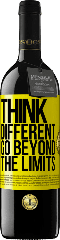 39,95 € | Red Wine RED Edition MBE Reserve Think different. Go beyond the limits Yellow Label. Customizable label Reserve 12 Months Harvest 2015 Tempranillo