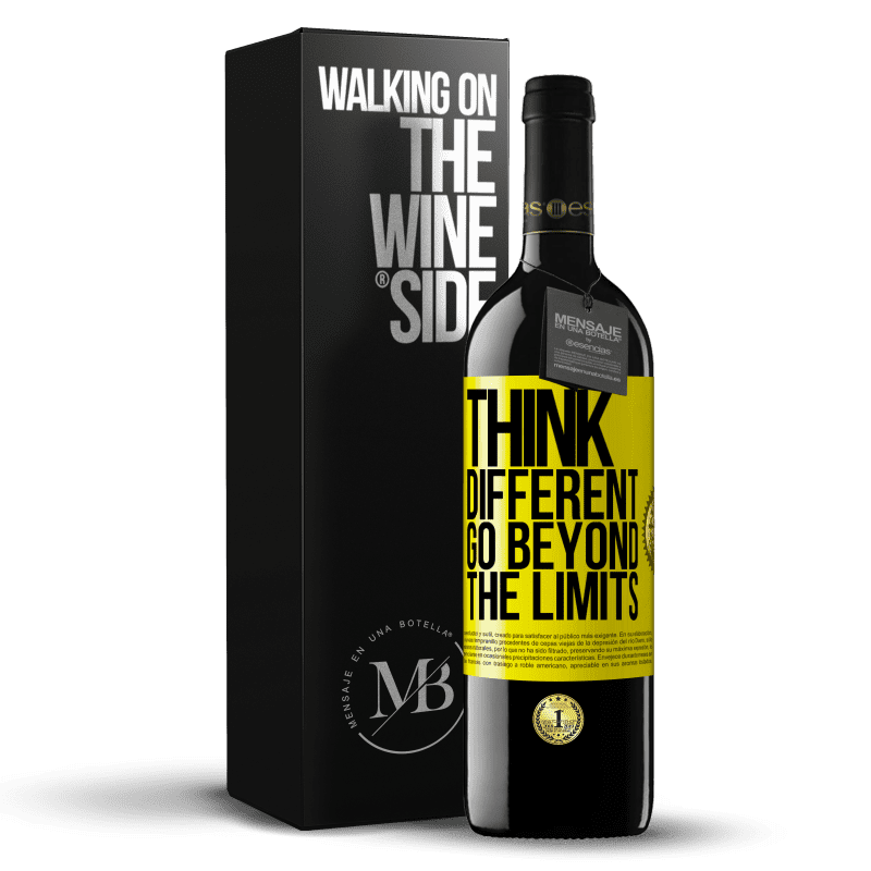 39,95 € Free Shipping | Red Wine RED Edition MBE Reserve Think different. Go beyond the limits Yellow Label. Customizable label Reserve 12 Months Harvest 2014 Tempranillo