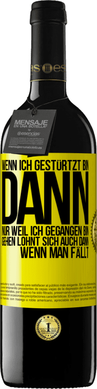 «Wenn ich gestürtzt bin, dann nur, weil ich gegangen bin. Gehen lohnt sich auch dann, wenn man fällt» RED Ausgabe MBE Reserve