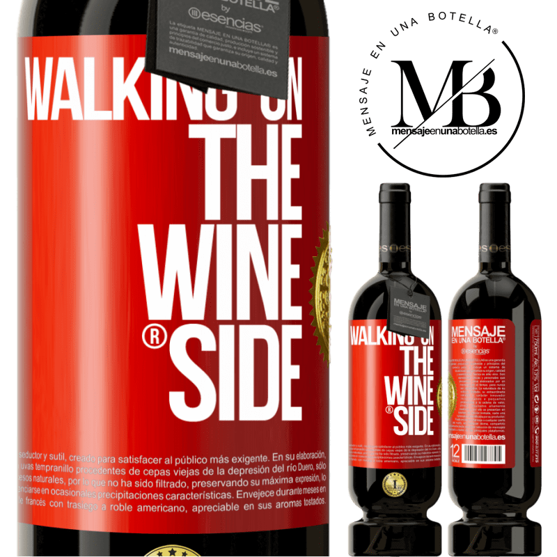 49,95 € Envoi gratuit | Vin rouge Édition Premium MBS® Réserve Walking on the Wine Side® Étiquette Rouge. Étiquette personnalisable Réserve 12 Mois Récolte 2014 Tempranillo