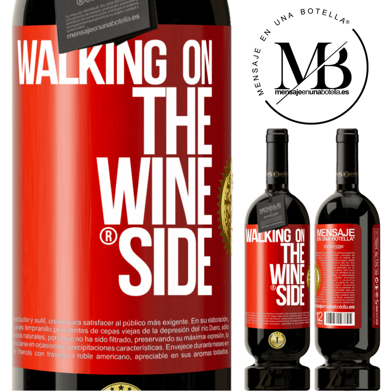 49,95 € 免费送货 | 红酒 高级版 MBS® 预订 Walking on the Wine Side® 红色标签. 可自定义的标签 预订 12 个月 收成 2015 Tempranillo