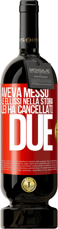 Spedizione Gratuita | Vino rosso Edizione Premium MBS® Riserva aveva messo le ellissi nella storia, lei ha cancellato due Etichetta Rossa. Etichetta personalizzabile Riserva 12 Mesi Raccogliere 2014 Tempranillo