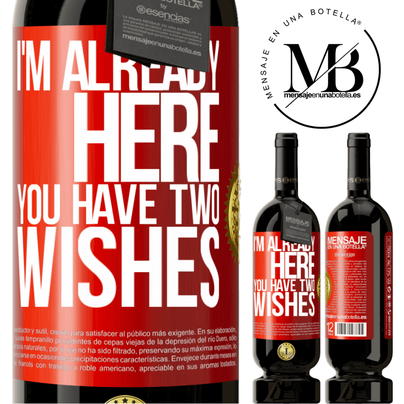29,95 € Free Shipping | Red Wine Premium Edition MBS® Reserva I'm already here. You have two wishes Red Label. Customizable label Reserva 12 Months Harvest 2014 Tempranillo