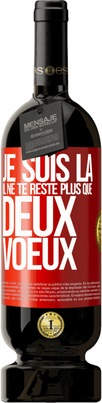 49,95 € Envoi gratuit | Vin rouge Édition Premium MBS® Réserve Je suis là. Il ne te reste plus que deux voeux Étiquette Rouge. Étiquette personnalisable Réserve 12 Mois Récolte 2016 Tempranillo