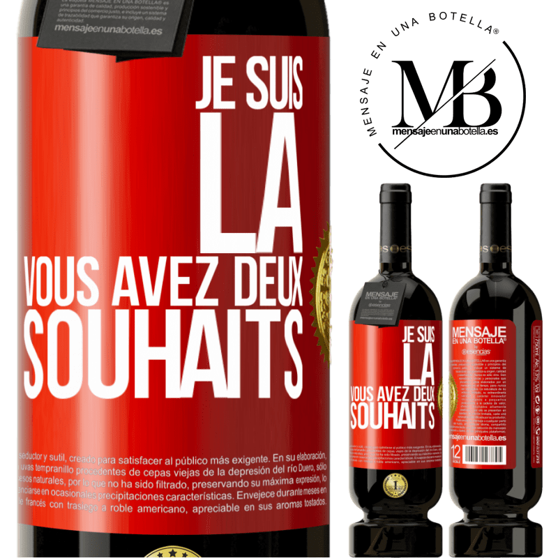 49,95 € Envoi gratuit | Vin rouge Édition Premium MBS® Réserve Je suis là. Il ne te reste plus que deux voeux Étiquette Rouge. Étiquette personnalisable Réserve 12 Mois Récolte 2016 Tempranillo