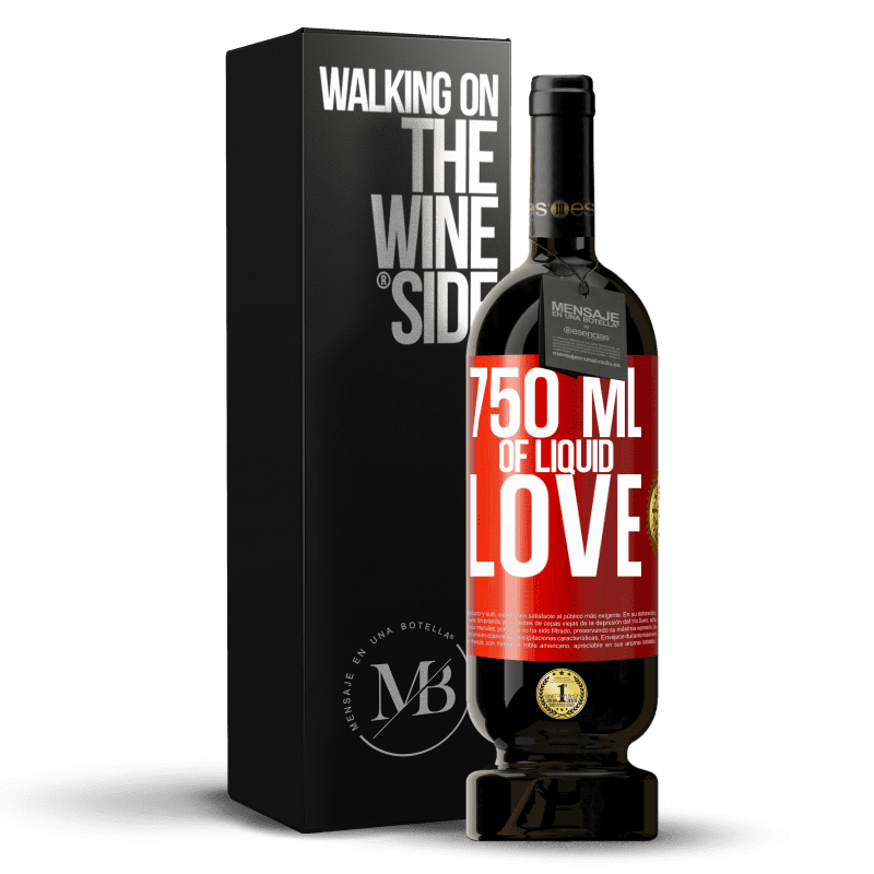 49,95 € Free Shipping | Red Wine Premium Edition MBS® Reserve 750 ml of liquid love Red Label. Customizable label Reserve 12 Months Harvest 2013 Tempranillo
