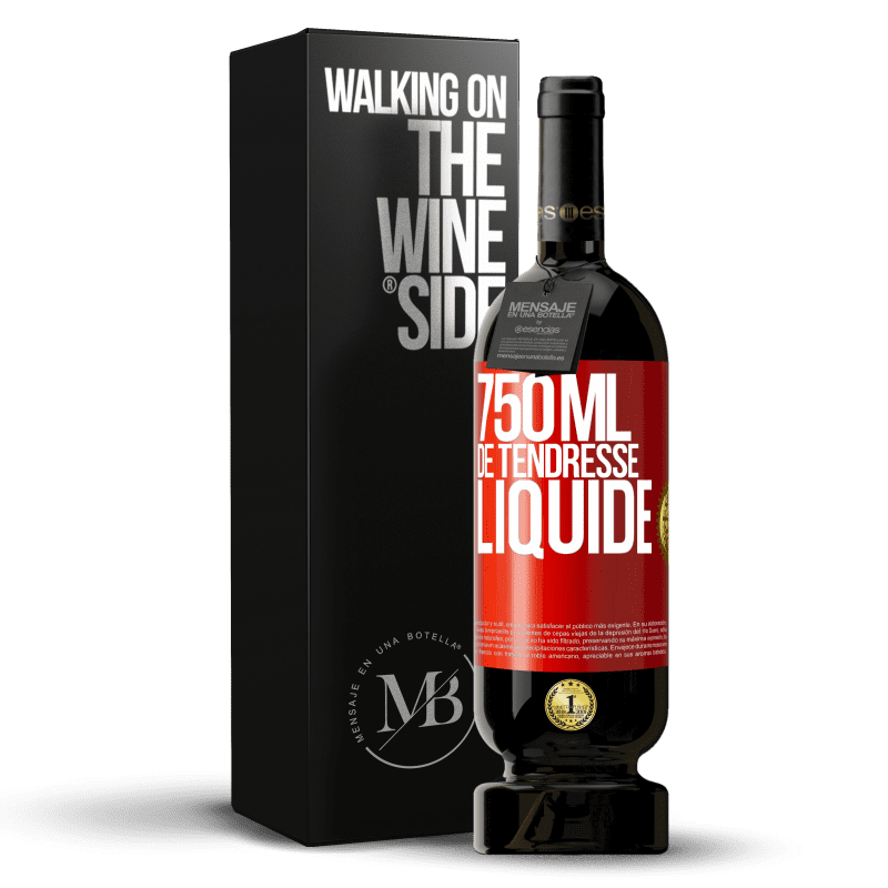 49,95 € Envoi gratuit | Vin rouge Édition Premium MBS® Réserve 750 ml de tendresse liquide Étiquette Rouge. Étiquette personnalisable Réserve 12 Mois Récolte 2014 Tempranillo