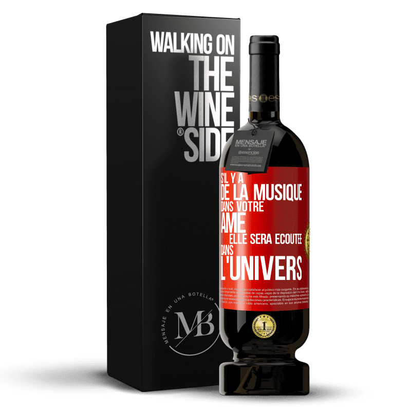 49,95 € Envoi gratuit | Vin rouge Édition Premium MBS® Réserve S'il y a de la musique dans votre âme elle sera écoutée dans l'univers Étiquette Rouge. Étiquette personnalisable Réserve 12 Mois Récolte 2015 Tempranillo