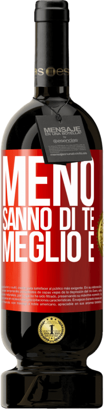 49,95 € Spedizione Gratuita | Vino rosso Edizione Premium MBS® Riserva Meno sanno di te, meglio è Etichetta Rossa. Etichetta personalizzabile Riserva 12 Mesi Raccogliere 2016 Tempranillo