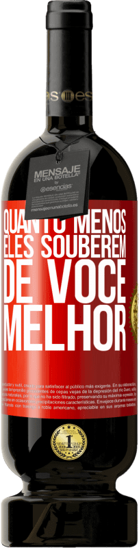 «Quanto menos eles souberem de você, melhor» Edição Premium MBS® Reserva