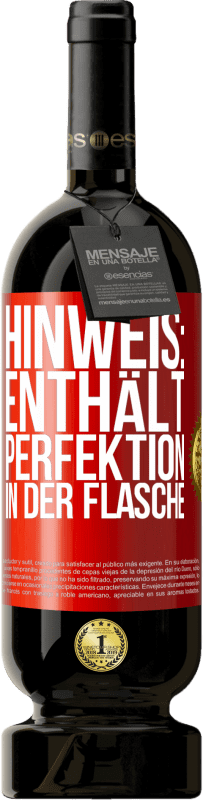 49,95 € | Rotwein Premium Ausgabe MBS® Reserve Hinweis: Enthält Perfektion in der Flasche Rote Markierung. Anpassbares Etikett Reserve 12 Monate Ernte 2014 Tempranillo