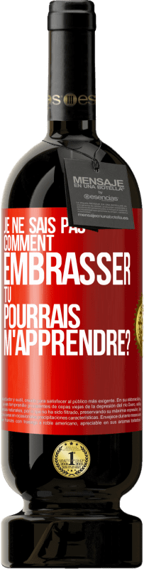 49,95 € Envoi gratuit | Vin rouge Édition Premium MBS® Réserve Je ne sais pas comment embrasser, tu pourrais m'apprendre? Étiquette Rouge. Étiquette personnalisable Réserve 12 Mois Récolte 2016 Tempranillo