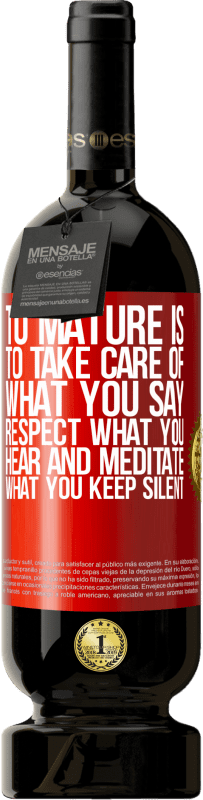 «Зрелость означает заботиться о том, что вы говорите, уважать то, что вы слышите, и медитировать, что вы молчите» Premium Edition MBS® Бронировать
