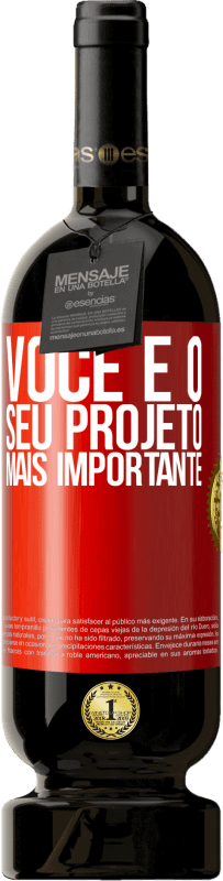 49,95 € | Vinho tinto Edição Premium MBS® Reserva Você é o seu projeto mais importante Etiqueta Vermelha. Etiqueta personalizável Reserva 12 Meses Colheita 2015 Tempranillo