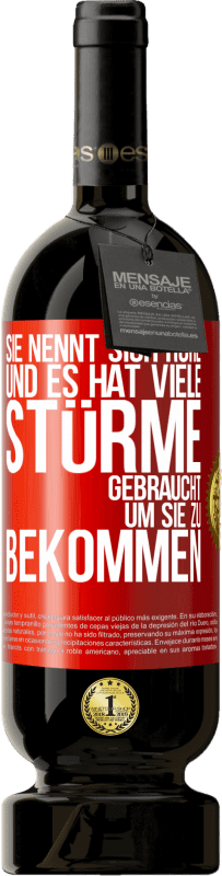 Kostenloser Versand | Rotwein Premium Ausgabe MBS® Reserve Sie nennt sich Ruhe, und es hat viele Stürme gebraucht, um sie zu bekommen Rote Markierung. Anpassbares Etikett Reserve 12 Monate Ernte 2014 Tempranillo