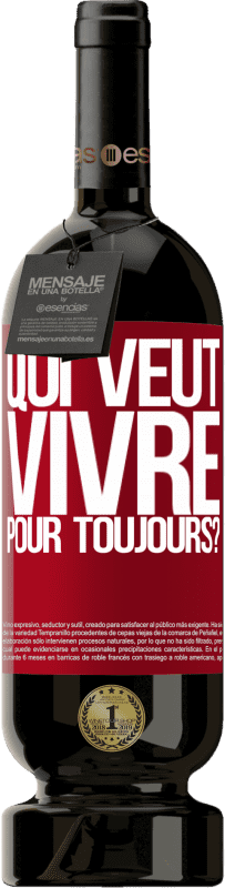 49,95 € | Vin rouge Édition Premium MBS® Réserve qui veut vivre pour toujours? Étiquette Rouge. Étiquette personnalisable Réserve 12 Mois Récolte 2016 Tempranillo