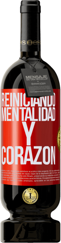 49,95 € | Vino Tinto Edición Premium MBS® Reserva Reiniciando mentalidad y corazón Etiqueta Roja. Etiqueta personalizable Reserva 12 Meses Cosecha 2016 Tempranillo