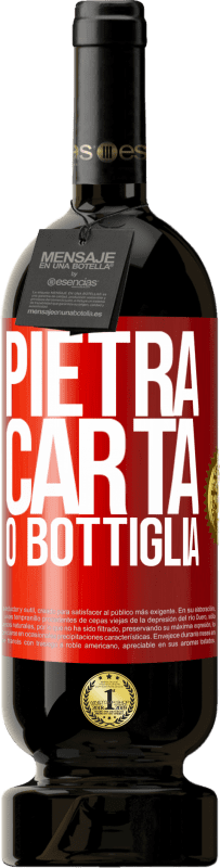 49,95 € | Vino rosso Edizione Premium MBS® Riserva Pietra, carta o bottiglia Etichetta Rossa. Etichetta personalizzabile Riserva 12 Mesi Raccogliere 2014 Tempranillo