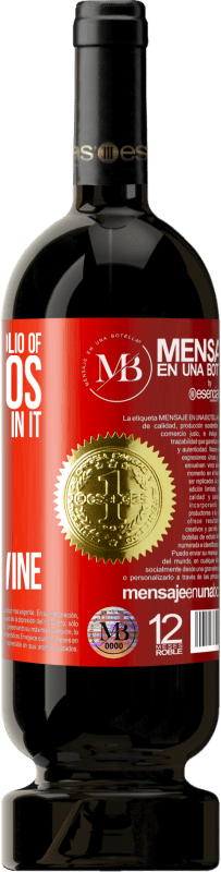 «If you have a portfolio of 300 euros and you have 10 in it, I am not your wine» Premium Edition MBS® Reserva