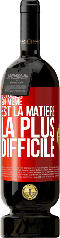 49,95 € Envoi gratuit | Vin rouge Édition Premium MBS® Réserve S'étudier soi-même est la matière la plus difficile Étiquette Rouge. Étiquette personnalisable Réserve 12 Mois Récolte 2016 Tempranillo