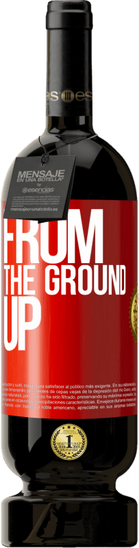 49,95 € Spedizione Gratuita | Vino rosso Edizione Premium MBS® Riserva From The Ground Up Etichetta Rossa. Etichetta personalizzabile Riserva 12 Mesi Raccogliere 2016 Tempranillo
