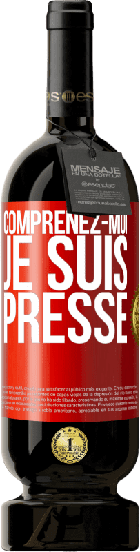 49,95 € Envoi gratuit | Vin rouge Édition Premium MBS® Réserve Comprenez-moi, je suis pressé Étiquette Rouge. Étiquette personnalisable Réserve 12 Mois Récolte 2015 Tempranillo