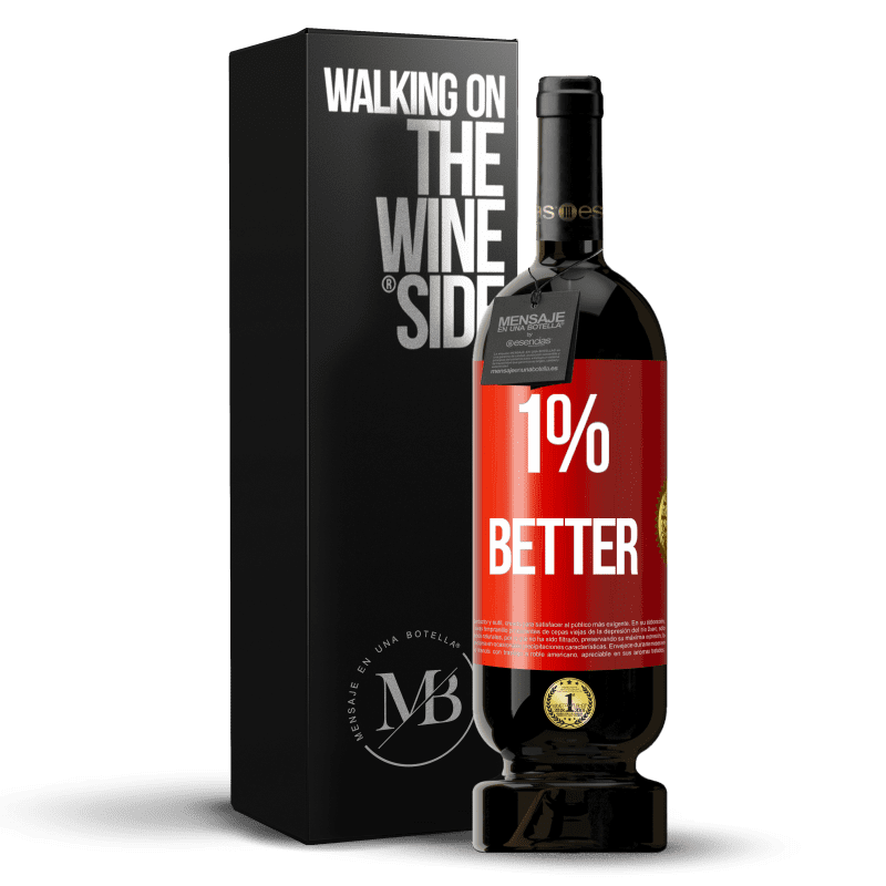 49,95 € Free Shipping | Red Wine Premium Edition MBS® Reserve 1% Better Red Label. Customizable label Reserve 12 Months Harvest 2016 Tempranillo