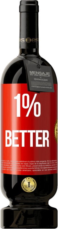 Spedizione Gratuita | Vino rosso Edizione Premium MBS® Riserva 1% Better Etichetta Rossa. Etichetta personalizzabile Riserva 12 Mesi Raccogliere 2014 Tempranillo