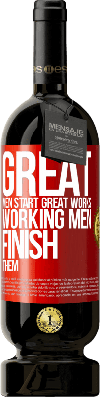 49,95 € Free Shipping | Red Wine Premium Edition MBS® Reserve Great men start great works. Working men finish them Red Label. Customizable label Reserve 12 Months Harvest 2016 Tempranillo