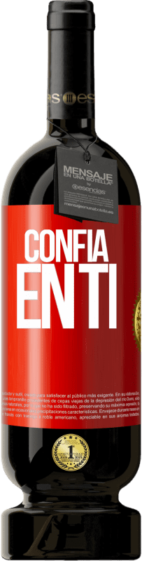 49,95 € Envío gratis | Vino Tinto Edición Premium MBS® Reserva Confía en ti Etiqueta Roja. Etiqueta personalizable Reserva 12 Meses Cosecha 2016 Tempranillo