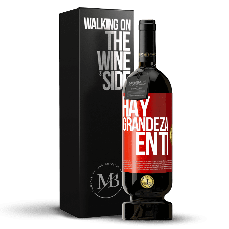 49,95 € Envío gratis | Vino Tinto Edición Premium MBS® Reserva Hay grandeza en ti Etiqueta Roja. Etiqueta personalizable Reserva 12 Meses Cosecha 2015 Tempranillo