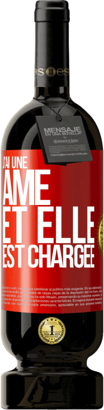 49,95 € Envoi gratuit | Vin rouge Édition Premium MBS® Réserve J'ai une âme et elle est chargée Étiquette Rouge. Étiquette personnalisable Réserve 12 Mois Récolte 2016 Tempranillo