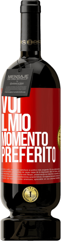 Spedizione Gratuita | Vino rosso Edizione Premium MBS® Riserva Voi. Il mio momento preferito Etichetta Rossa. Etichetta personalizzabile Riserva 12 Mesi Raccogliere 2014 Tempranillo