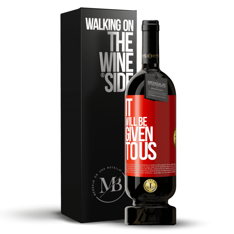 49,95 € Free Shipping | Red Wine Premium Edition MBS® Reserve It will be given to us Red Label. Customizable label Reserve 12 Months Harvest 2014 Tempranillo