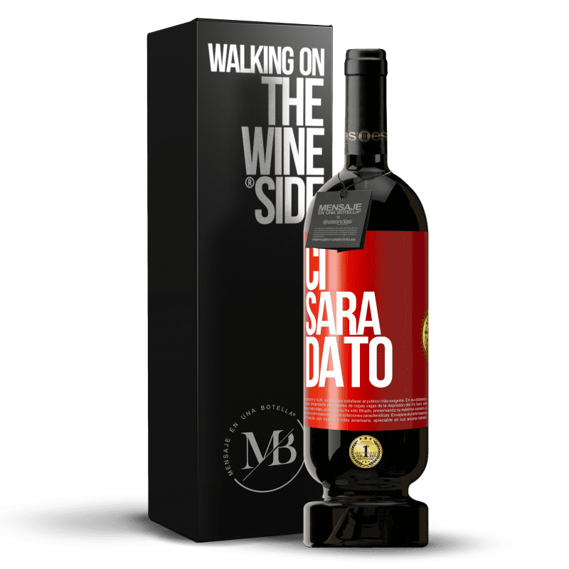 49,95 € Spedizione Gratuita | Vino rosso Edizione Premium MBS® Riserva Ci sarà dato Etichetta Rossa. Etichetta personalizzabile Riserva 12 Mesi Raccogliere 2014 Tempranillo