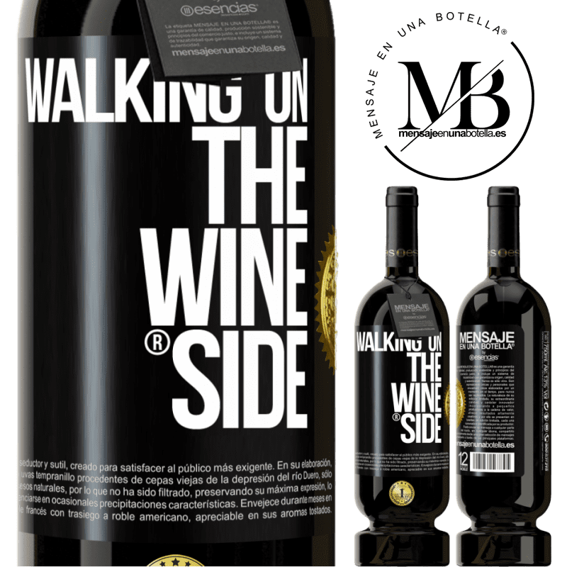 49,95 € Envoi gratuit | Vin rouge Édition Premium MBS® Réserve Walking on the Wine Side® Étiquette Noire. Étiquette personnalisable Réserve 12 Mois Récolte 2014 Tempranillo