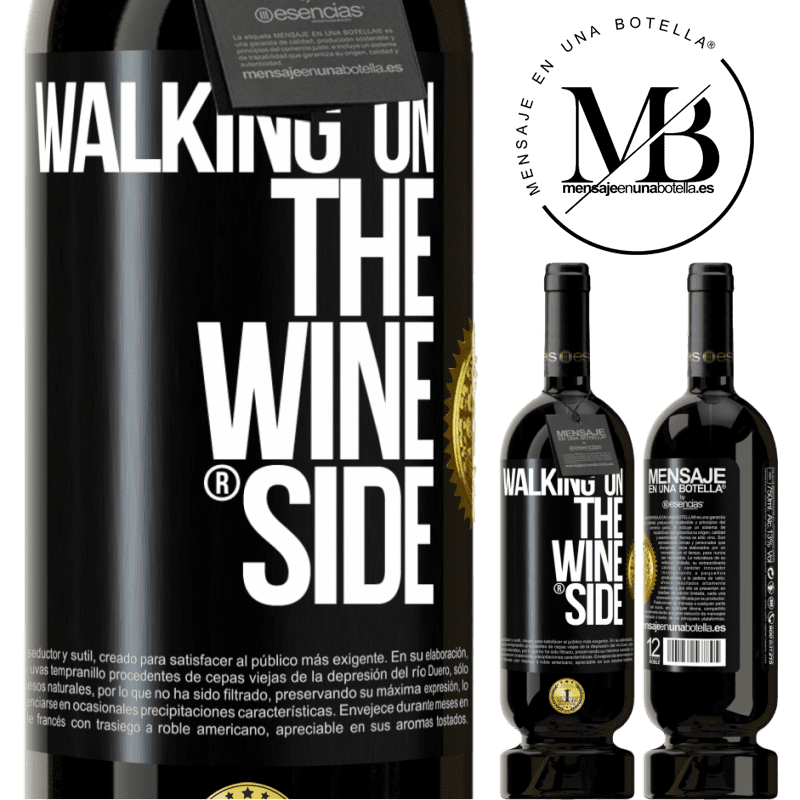 49,95 € Envoi gratuit | Vin rouge Édition Premium MBS® Réserve Walking on the Wine Side® Étiquette Noire. Étiquette personnalisable Réserve 12 Mois Récolte 2016 Tempranillo