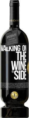 39,95 € Kostenloser Versand | Rotwein Premium Ausgabe MBS® Reserva Walking on the Wine Side® Schwarzes Etikett. Anpassbares Etikett Reserva 12 Monate Ernte 2014 Tempranillo