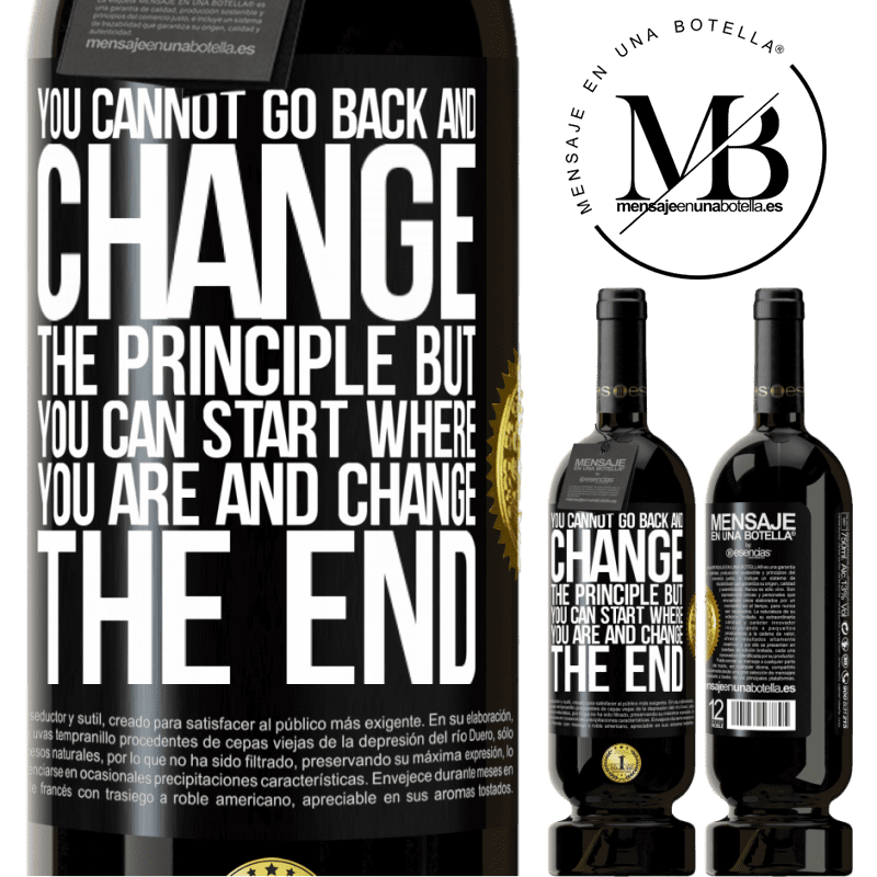 29,95 € Free Shipping | Red Wine Premium Edition MBS® Reserva You cannot go back and change the principle. But you can start where you are and change the end Black Label. Customizable label Reserva 12 Months Harvest 2014 Tempranillo