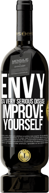 49,95 € | 赤ワイン プレミアム版 MBS® 予約する En望は非常に深刻な病気です ブラックラベル. カスタマイズ可能なラベル 予約する 12 月 収穫 2016 Tempranillo