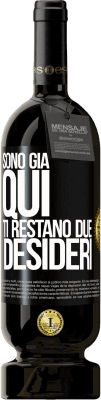 49,95 € Spedizione Gratuita | Vino rosso Edizione Premium MBS® Riserva Sono già qui. Ti restano due desideri Etichetta Nera. Etichetta personalizzabile Riserva 12 Mesi Raccogliere 2015 Tempranillo