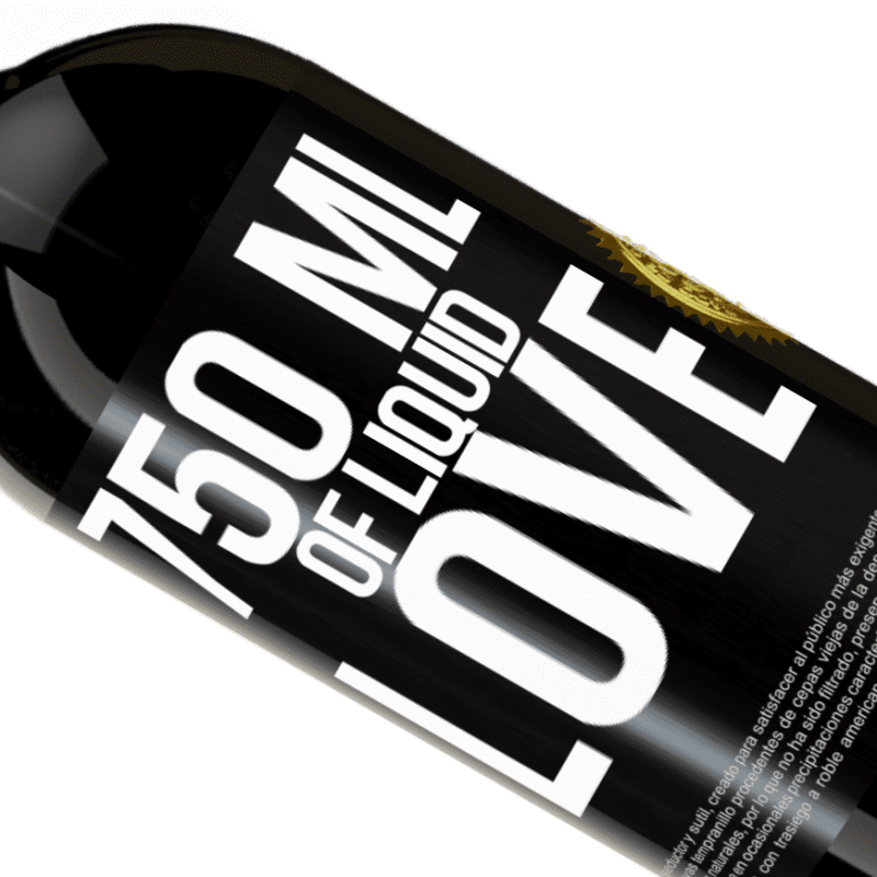 39,95 € | Red Wine Premium Edition MBS® Reserva 750 ml of liquid love Black Label. Customizable label Reserva 12 Months Harvest 2014 Tempranillo