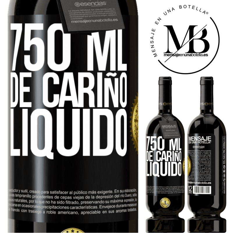 49,95 € Envío gratis | Vino Tinto Edición Premium MBS® Reserva 750 ml. de cariño líquido Etiqueta Negra. Etiqueta personalizable Reserva 12 Meses Cosecha 2016 Tempranillo