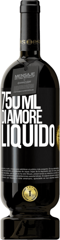 49,95 € | Vino rosso Edizione Premium MBS® Riserva 750 ml di amore liquido Etichetta Nera. Etichetta personalizzabile Riserva 12 Mesi Raccogliere 2016 Tempranillo