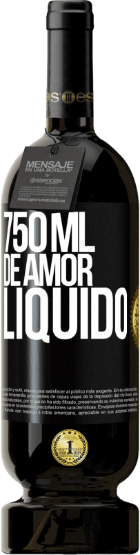 49,95 € | Vinho tinto Edição Premium MBS® Reserva 750 ml de amor líquido Etiqueta Preta. Etiqueta personalizável Reserva 12 Meses Colheita 2015 Tempranillo