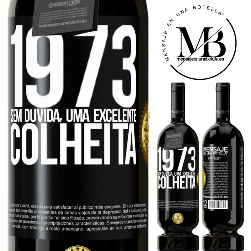 49,95 € Envio grátis | Vinho tinto Edição Premium MBS® Reserva 1973. Sem dúvida, uma excelente colheita Etiqueta Preta. Etiqueta personalizável Reserva 12 Meses Colheita 2014 Tempranillo