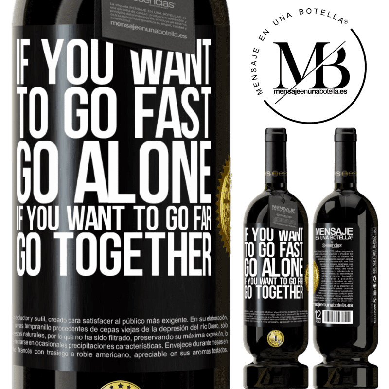 29,95 € Free Shipping | Red Wine Premium Edition MBS® Reserva If you want to go fast, go alone. If you want to go far, go together Black Label. Customizable label Reserva 12 Months Harvest 2014 Tempranillo