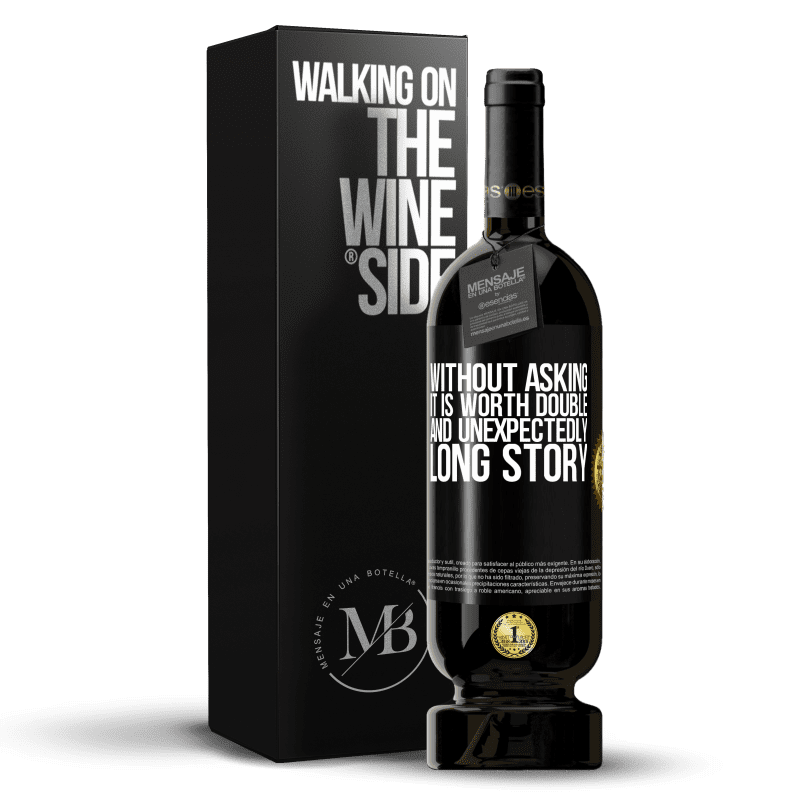49,95 € Free Shipping | Red Wine Premium Edition MBS® Reserve Without asking it is worth double. And unexpectedly, long story Black Label. Customizable label Reserve 12 Months Harvest 2014 Tempranillo