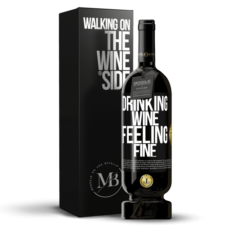 49,95 € Free Shipping | Red Wine Premium Edition MBS® Reserve Drinking wine, feeling fine Black Label. Customizable label Reserve 12 Months Harvest 2014 Tempranillo